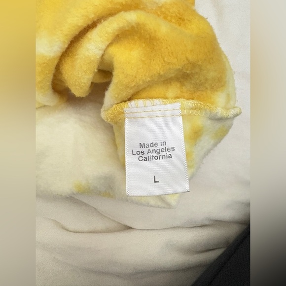 Clare V Yellow Tie-Dye Ruffle Sweatshirt - Picture 11 of 11